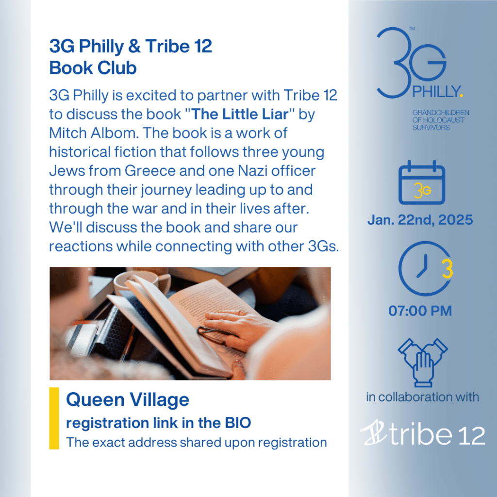 3G Philly Book Club POST